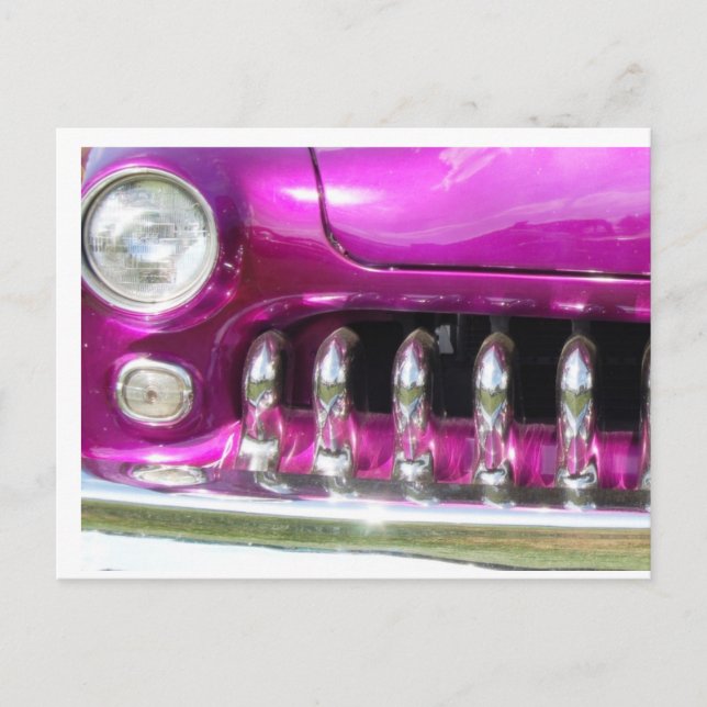 Klassischer Quecksilbergrill Postkarte (Vorderseite)