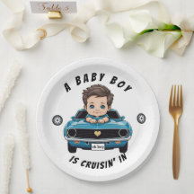 Klassischer Race Car Baby Boy Cruisin' in Dusche