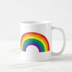 Klassischer Regenbogen Kaffeetasse