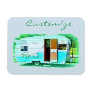 Klassischer Reiseanhänger Thunder_Cove Magnet