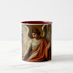 Klassischer Renaissance-Engel-Kaffeebecher Zweifarbige Tasse