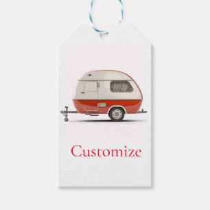 Klassischer Retro Teardrop Camper Thunder_Cove Geschenkanhänger