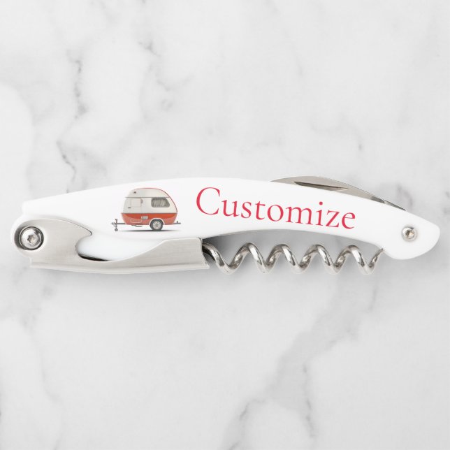 Klassischer Retro Teardrop Camper Thunder_Cove Kellnermesser (Vorderseite)