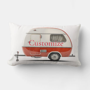 Klassischer Retro Teardrop Camper Thunder_Cove Lendenkissen