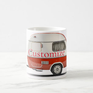 Klassischer Retro-Tränentropfen-Camper Thunder_Cov Kaffeetasse