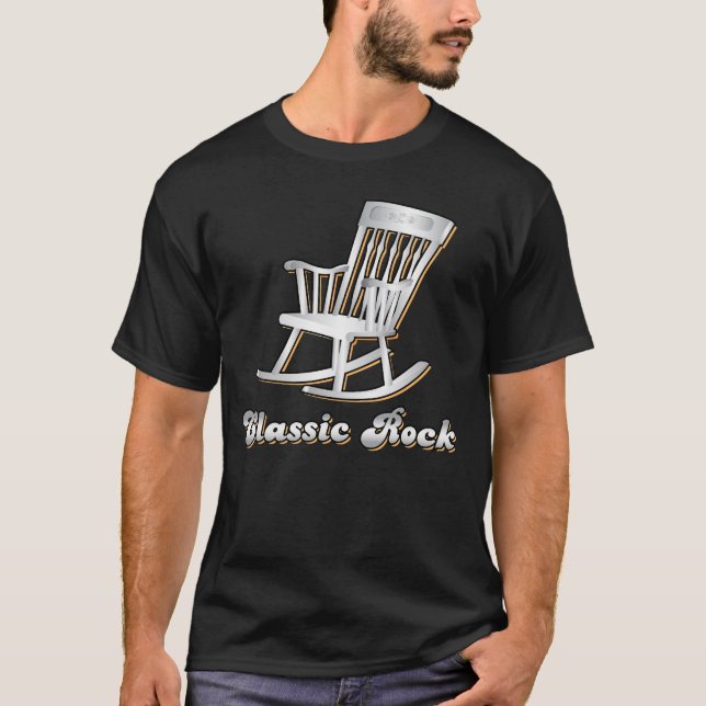 Klassischer Rocker T-Shirt (Vorderseite)