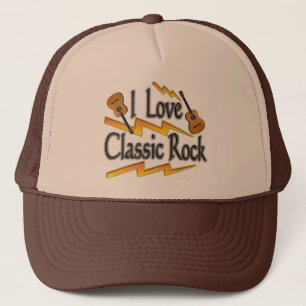 Klassischer Rockhut (I Liebe Classic Rock) Truckerkappe