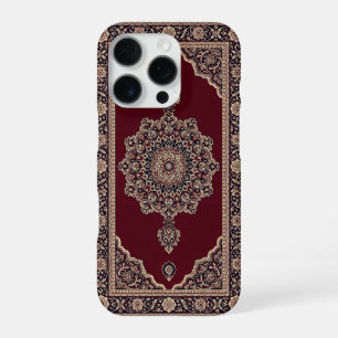 Klassischer roter persischer Teppich-Handyhülle –  iPhone 16 Pro Hülle