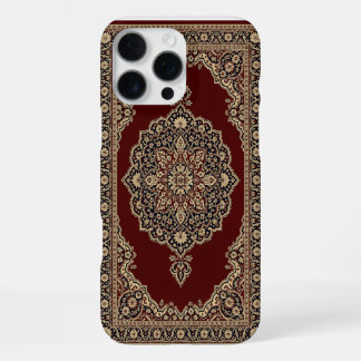 Klassischer roter persischer Teppich-Handyhülle – iPhone 16 Pro Max Hülle