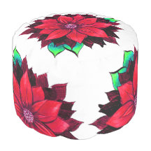 KLASSISCHER ROTER POINSETTIA Entwurf