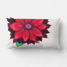 KLASSISCHER ROTER POINSETTIA Entwurf