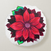 KLASSISCHER ROTER POINSETTIA Entwurf