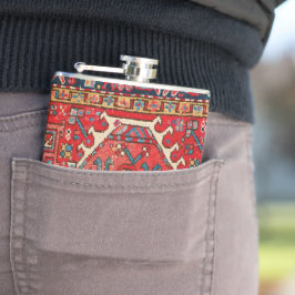 Klassischer Roter Türkischer Persischer Orientalis Flachmann
