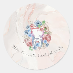 Klassischer Round-Sticker-Stand - Geboren, um stra Runder Aufkleber