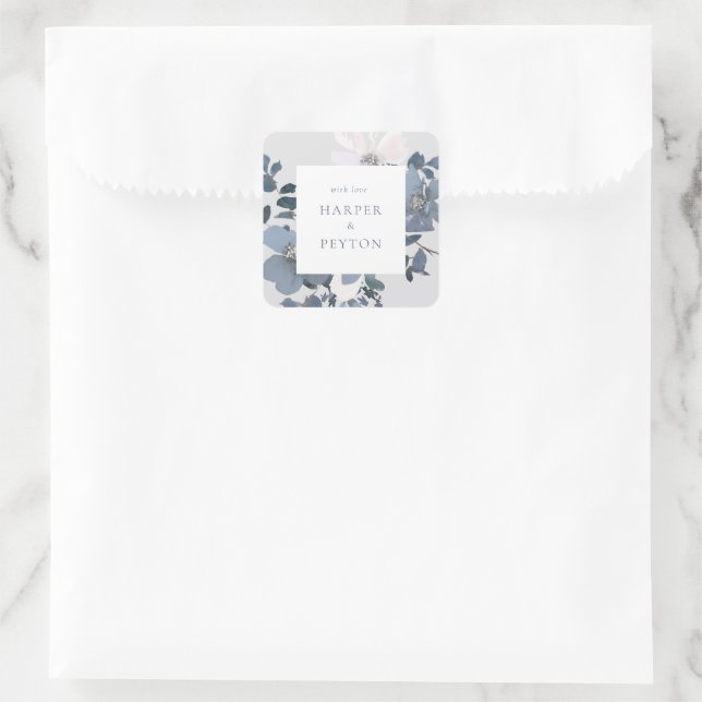 Klassischer Rundaufkleber Quadratischer Aufkleber (Tasche)