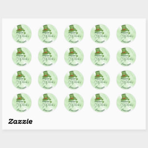 Klassischer Rundaufkleber Runder Aufkleber