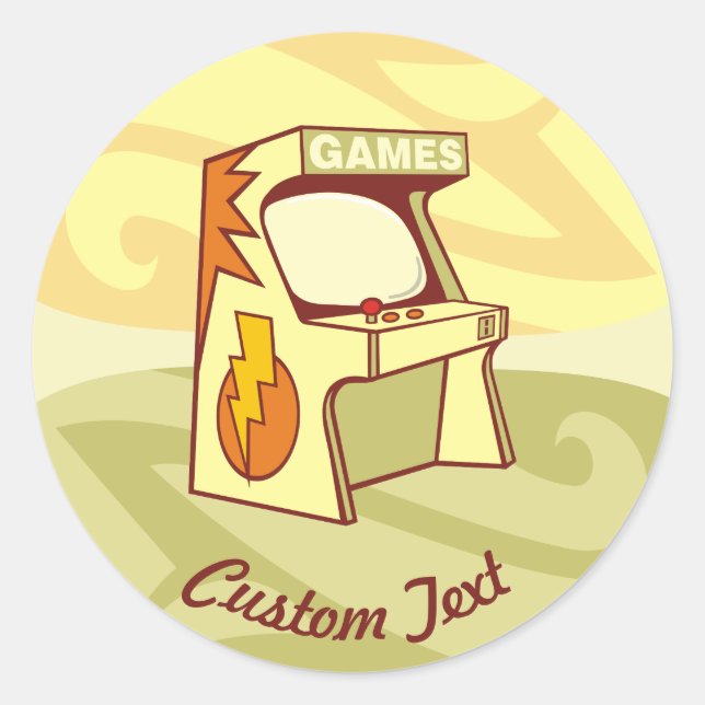 Klassischer Rundaufkleber Runder Aufkleber (Vorderseite)