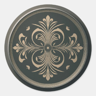 Klassischer Rundaufkleber Runder Aufkleber