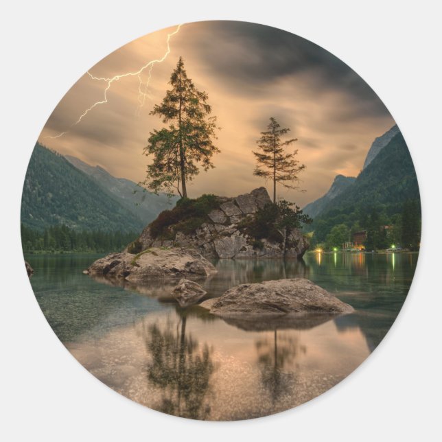 Klassischer Rundaufkleber Runder Aufkleber (Vorderseite)