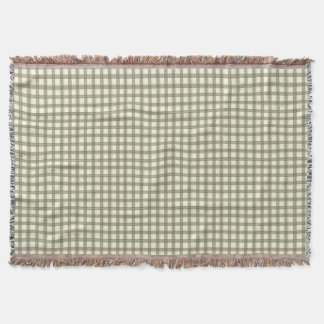 Klassischer Salbei-Tartan Ralph Lauren Inspiriert Decke