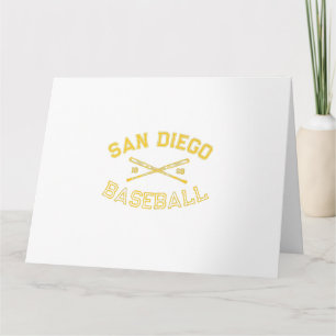 Klassischer San Diego Kalifornien Baseball Fan Ret Karte