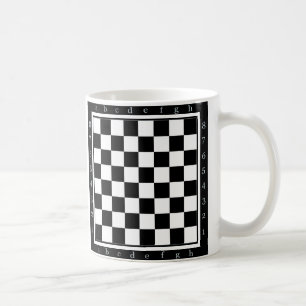 klassischer Schachtisch Kaffeetasse