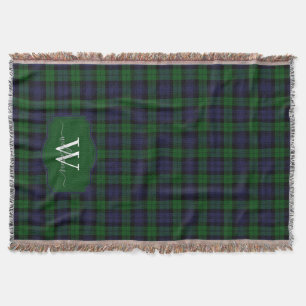 Klassischer schottischer Black Watch Tartan Plaid  Decke