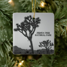 Klassischer Schwarz-weiß rosa Blauer Joshua Tree S