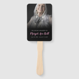 Klassischer Schwarzer Beerdigungsfass Fächer