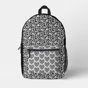 Klassischer schwarzer Labrador-Hundeliebhaber-Reis Bedruckter Rucksack
