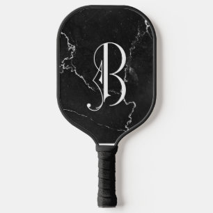Klassischer schwarzer Marmor Dekorativ B Personali Pickleball Schläger