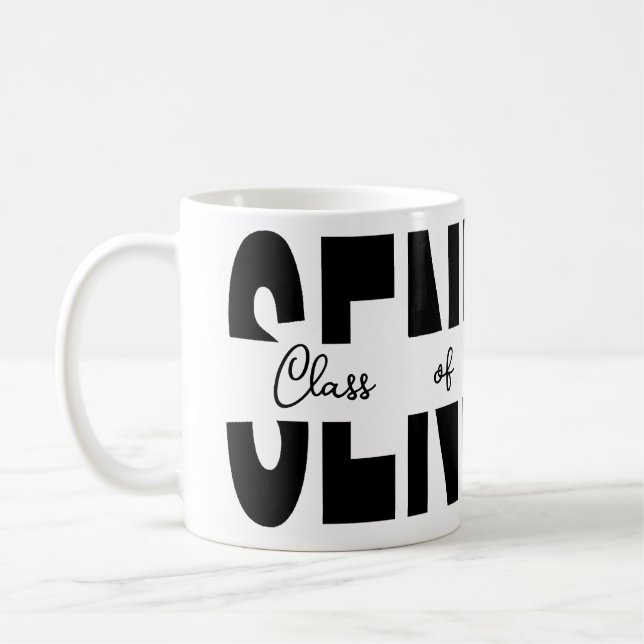 Klassischer schwarzer Rang Kaffeetasse (Links)