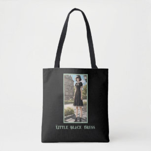 Klassischer Schwarzkleid-Druck LBD Tasche