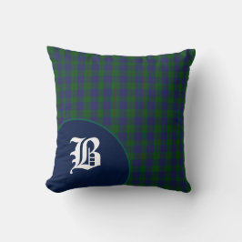 Klassischer Scottish-Barclaytartan-kariertes Kissen