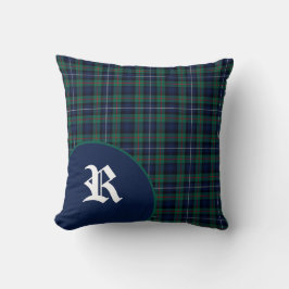 Klassischer ScottishRobertsontartan-kariertes Kissen