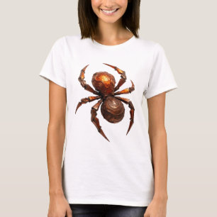 Klassischer Silber ABSTRACT ART Fashionprint T-Shirt