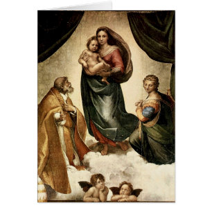 Klassischer "Sistine Madonna" RAPHAEL (circa 1513)