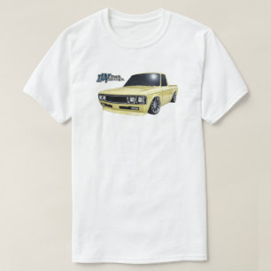 Klassischer Slammed Luv Truck in Gelb T-Shirt