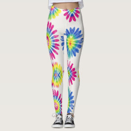 Klassischer Spiral-Gefärbte Krawatte-Effekt Nahtlo Leggings