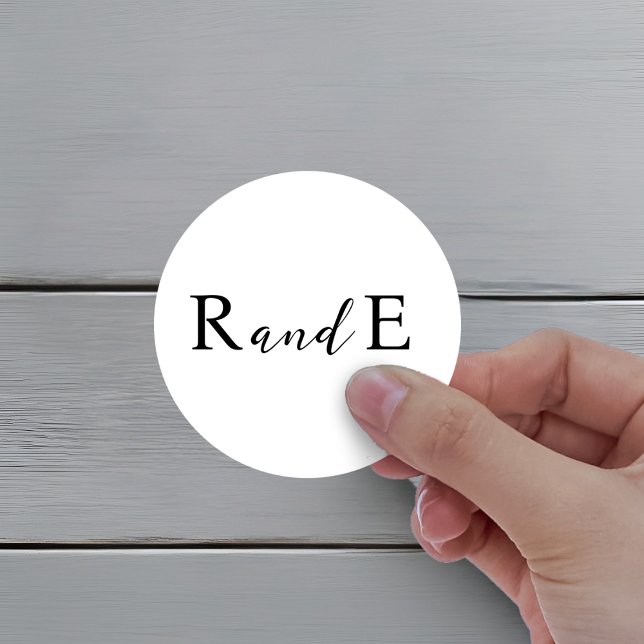 Klassischer Sticker für klassische Script-Hochzeit (Von Creator hochgeladen)