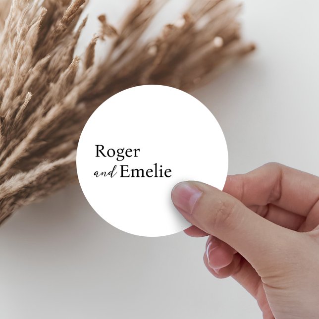 Klassischer Sticker für klassische Script-Hochzeit (Von Creator hochgeladen)