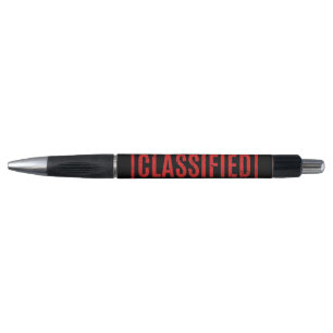 Klassischer Stift mit schwarzem Stempel