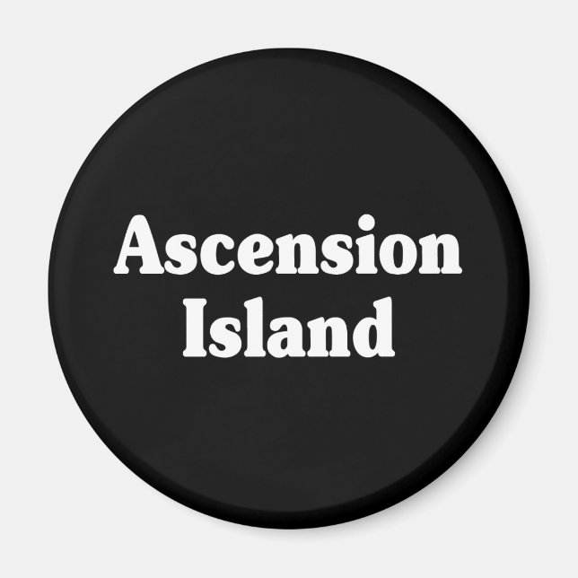 Klassischer Stil auf der Insel Ascension Magnet (Vorne)