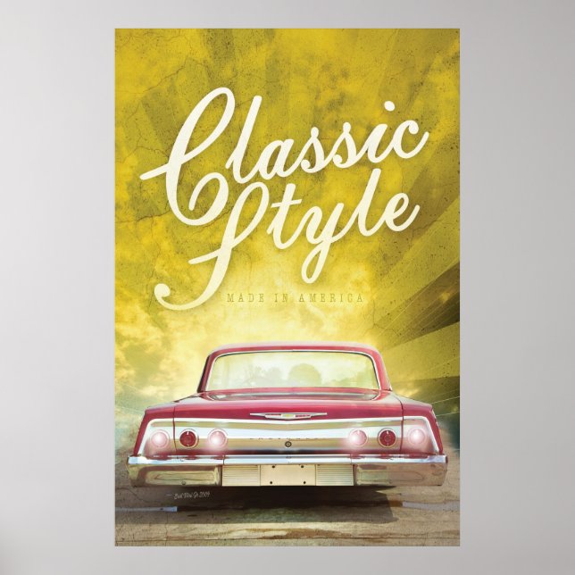Klassischer Stil Poster (Vorne)