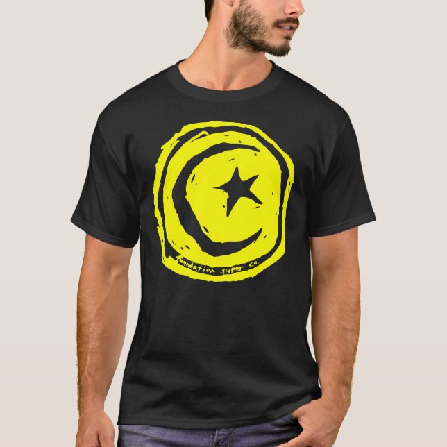 Klassischer T - Shirt auf der Skateboard-Basis (Vorderseite)