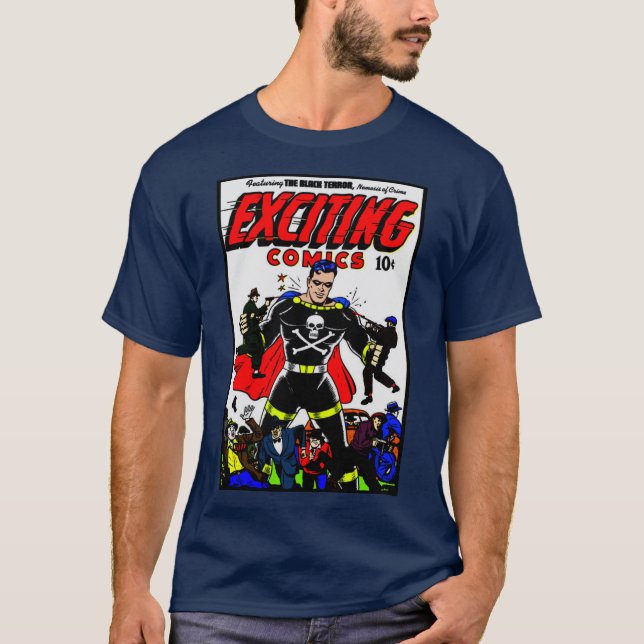 Klassischer T - Shirt der 40er Jahre mit spannende (Vorderseite)
