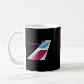 Klassischer T - Shirt des Eurowings-Logos Kaffeetasse