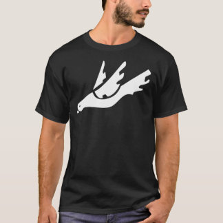 Klassischer T - Shirt des White Dove-Logos am Donn