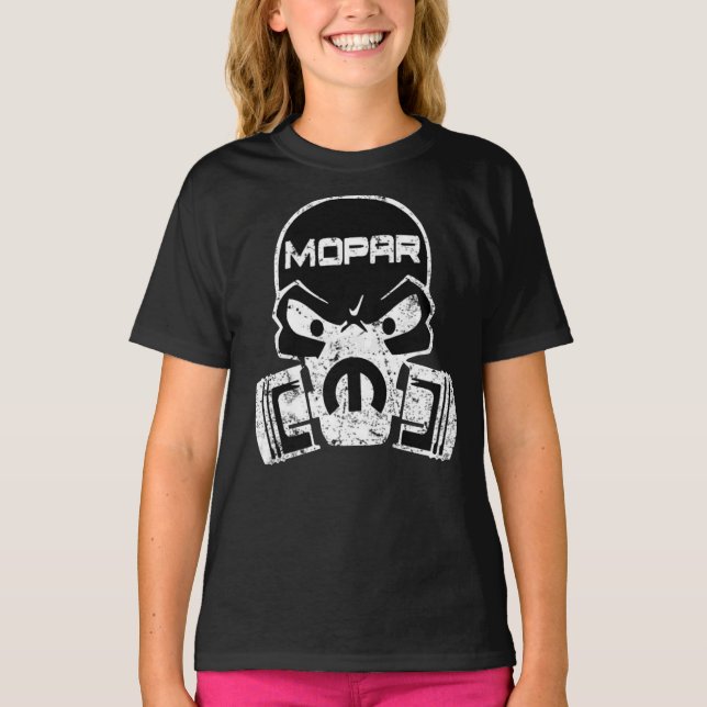 Klassischer T - Shirt für Big Mopar-Logos (Vorderseite)