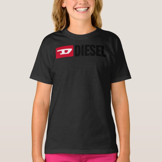 Klassischer T - Shirt für Diesellogos (Vorderseite)